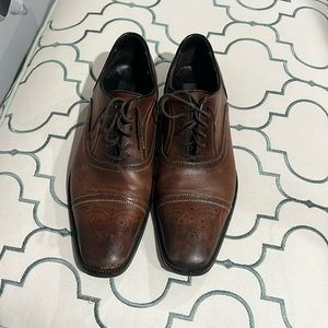 To Boot New York Adam Derrick brown cap toe shoes 8/12